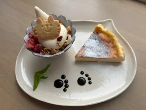 にゃんケーキプレート